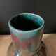 Large enameled vase