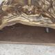 Old large bronze wall ornament Art Nouveau style