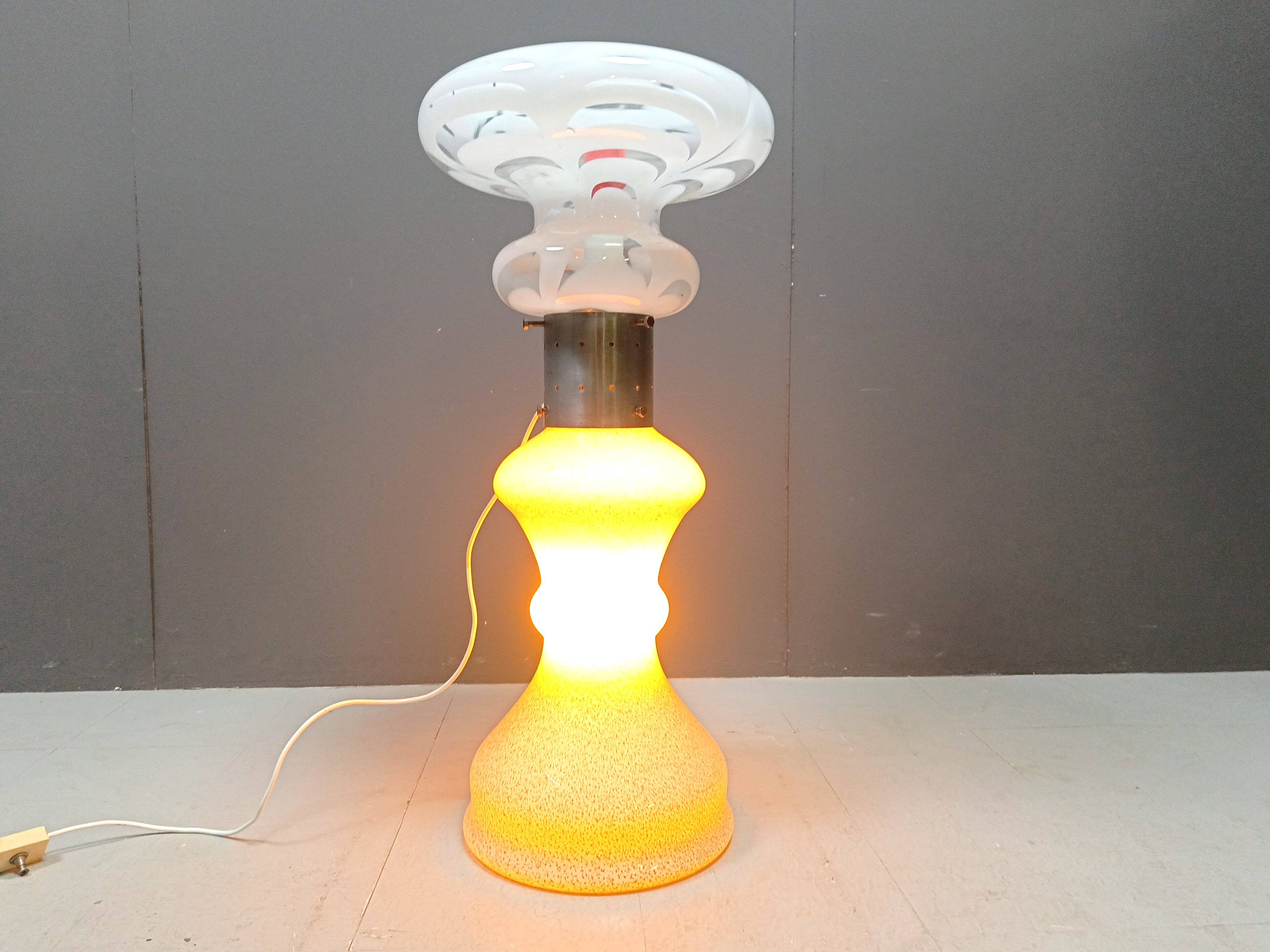 Vintage floor lamp by Mazzega, 1960s