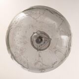 Large Murano ball pendant light by Doria, Germany, 1970s.