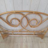 Rattan and bamboo headboard 120cm