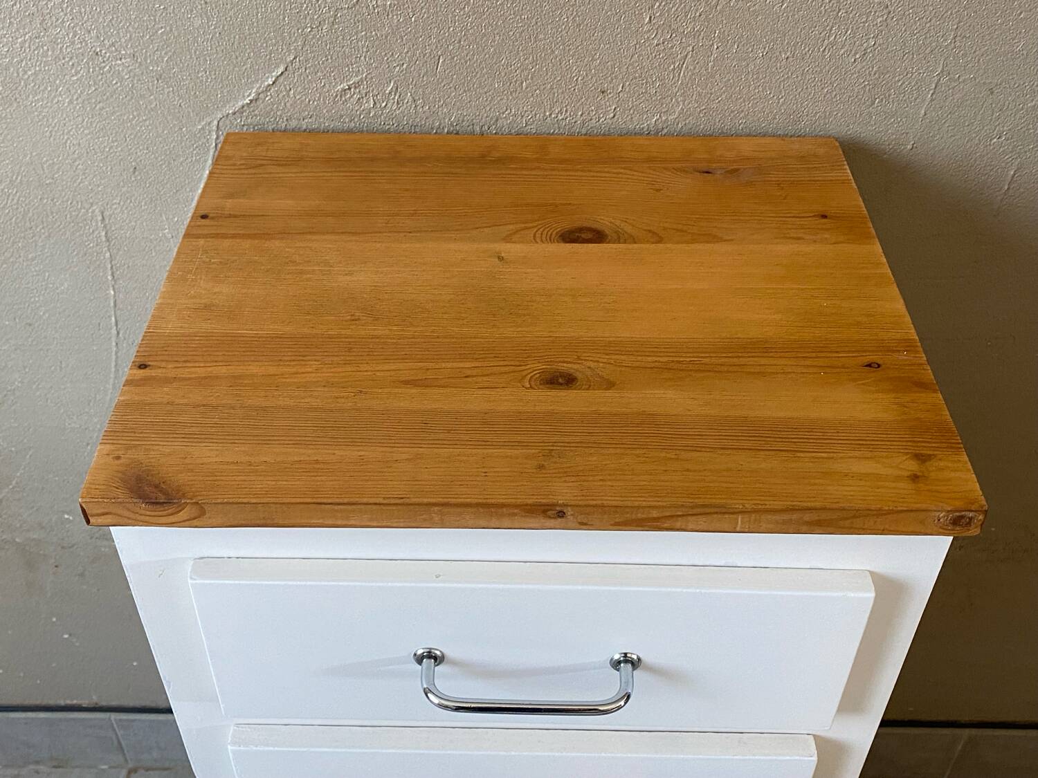 Vintage solid oak kitchen counter