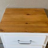 Vintage solid oak kitchen counter