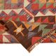 Turkish Handwoven Vintage Herki Kilim 106 cm x 358 cm