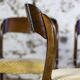 Set of 3 sleigh chairs by Baumann, 1960