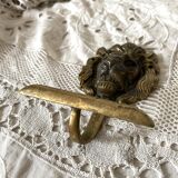 Brass lion head hooks