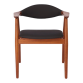 Fauteuil Erik Kirkegaard, Danemark des années 1960, Vintage, Teck, pour fabricant Glostrup