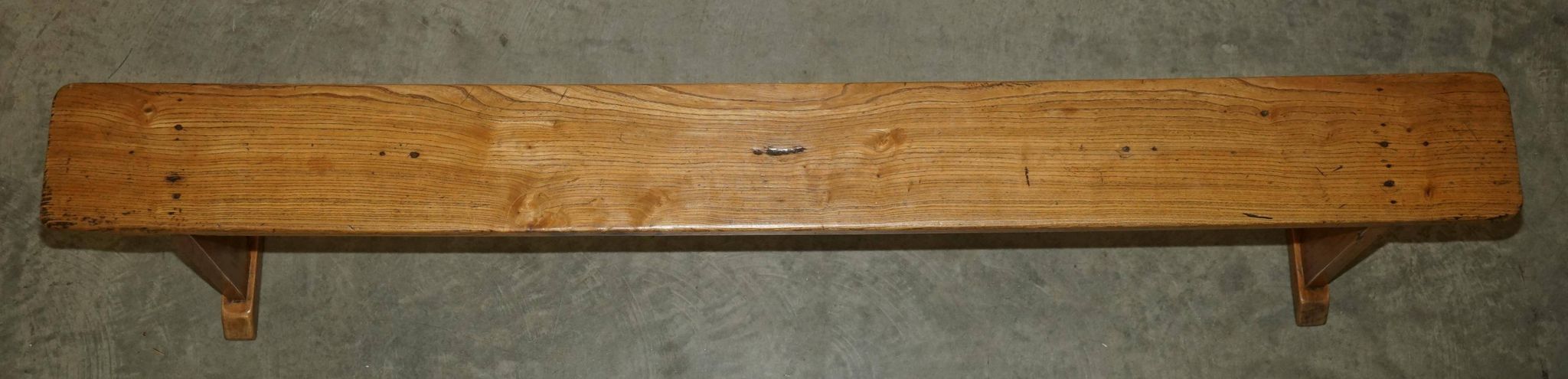 Paire de bancs victorienne en chêne