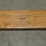 Paire de bancs victorienne en chêne