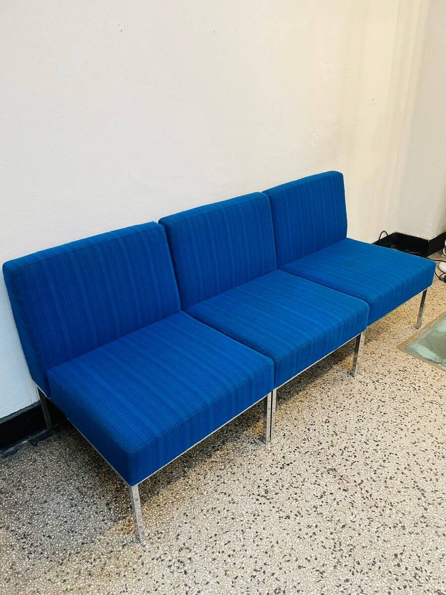 Modular mid-century armchairs, 1970s, set of 3