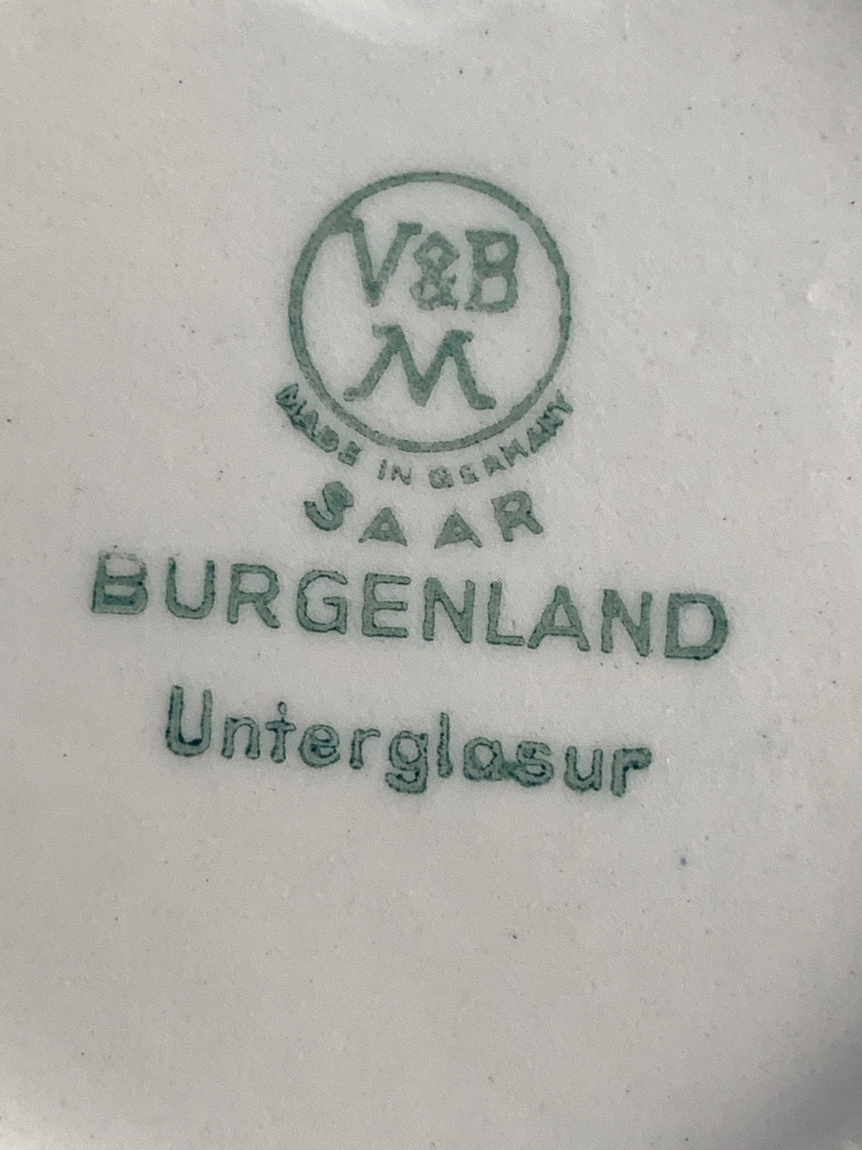 Old service Villeroy and Boch, blue Burgenland model, 27 pieces