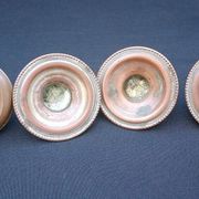WMF Antique Art Nouveau Candlestick Pair Jugendstil  Germany