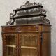 Superb curved display cabinet from the Napoléon III period, made of mahogany.