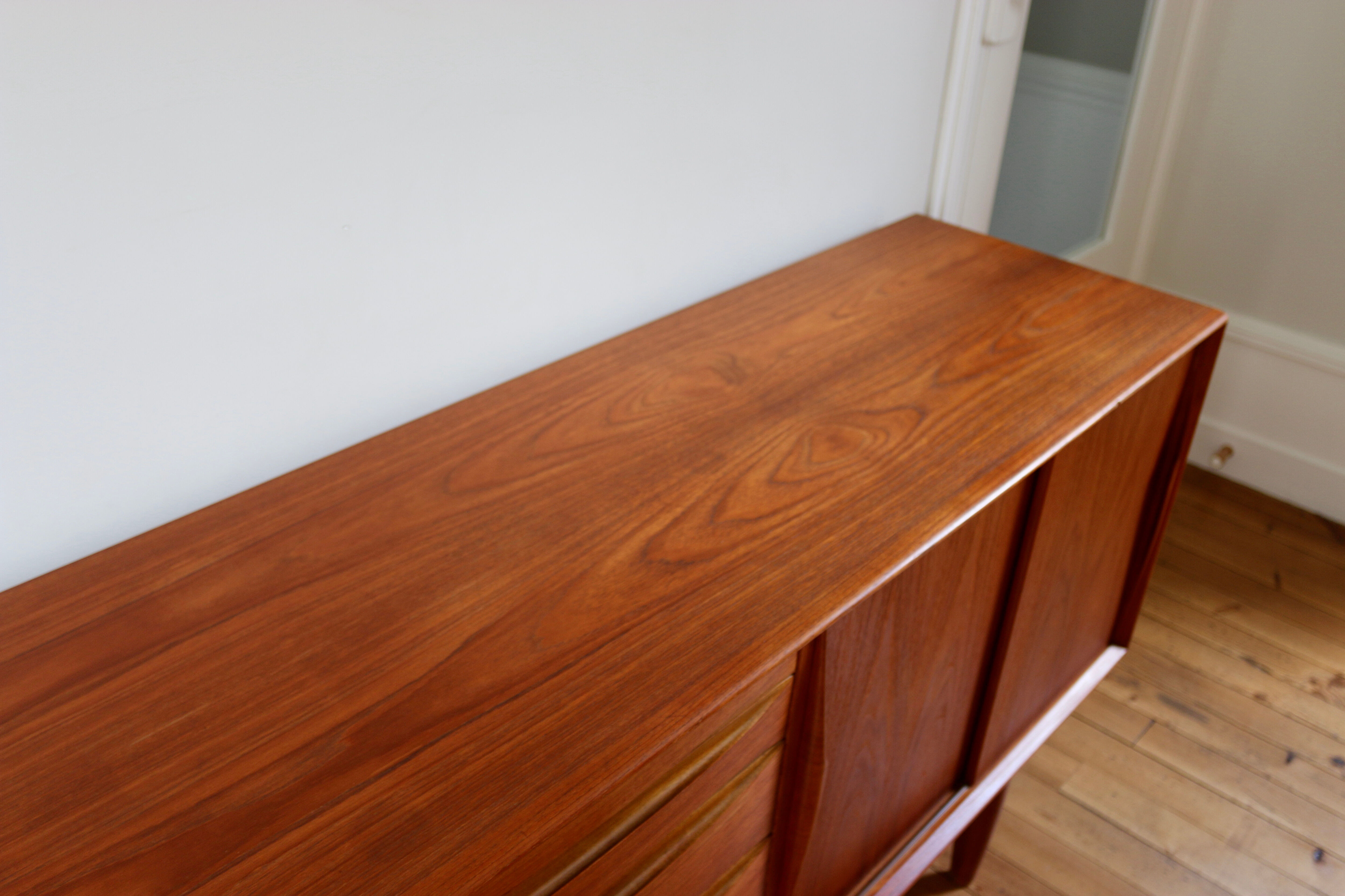 Vintage Scandinavian row Skovby Möbler model 63