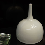 White ceramic vase by Rene Devie France 1972