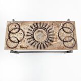 Lavastone coffee table by François Chaty for Vallauris 1960s