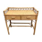 Rattan desk