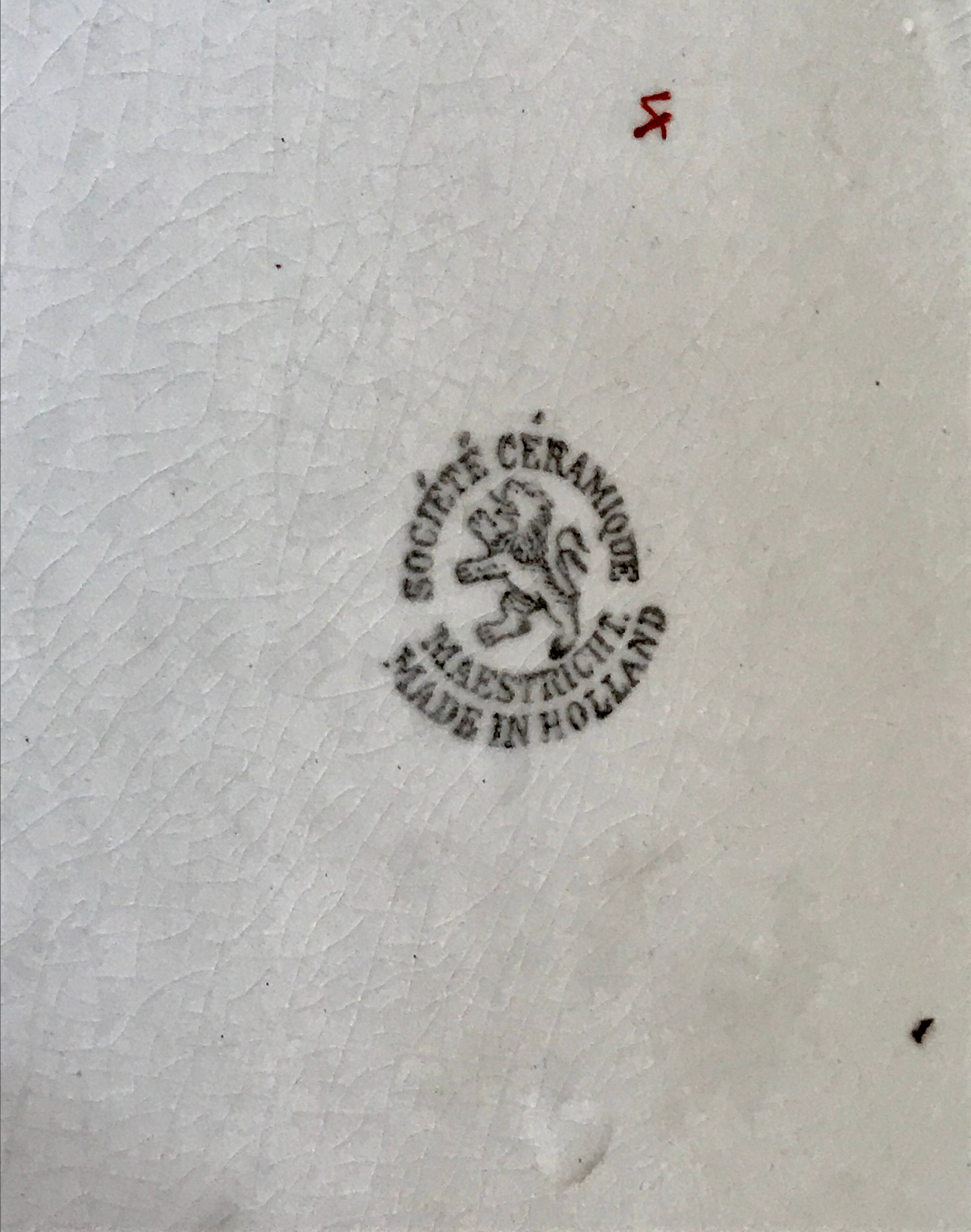 Former Maastricht Ceramic Set Plate