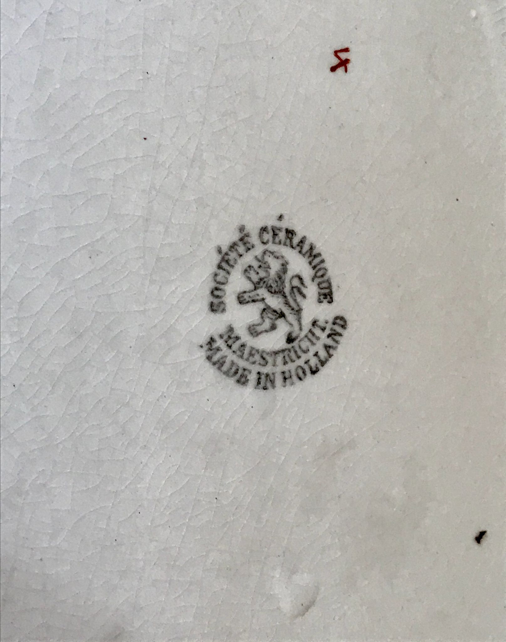 Former Maastricht Ceramic Set Plate