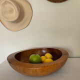 Solid wood fruit basket