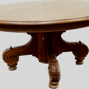 Table Napoleon III has central base in solid walnut nineteenth century