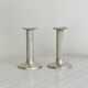 Pair of vintage silver-plated candlesticks