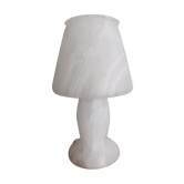Lampe en verre forme champignon