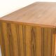 Low Teak Sideboard with Tambour Doors from CFC Silkeborg, 1970s