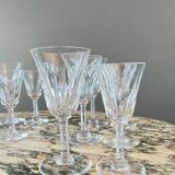 Saint Louis Crystal Glass Service, Cerdagne Pattern, 20th Century