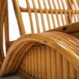 Paul Frankl Design Rattan Two-Seater Sofa, 1940