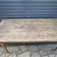 Table de ferme ou de métier ancienne en bois
