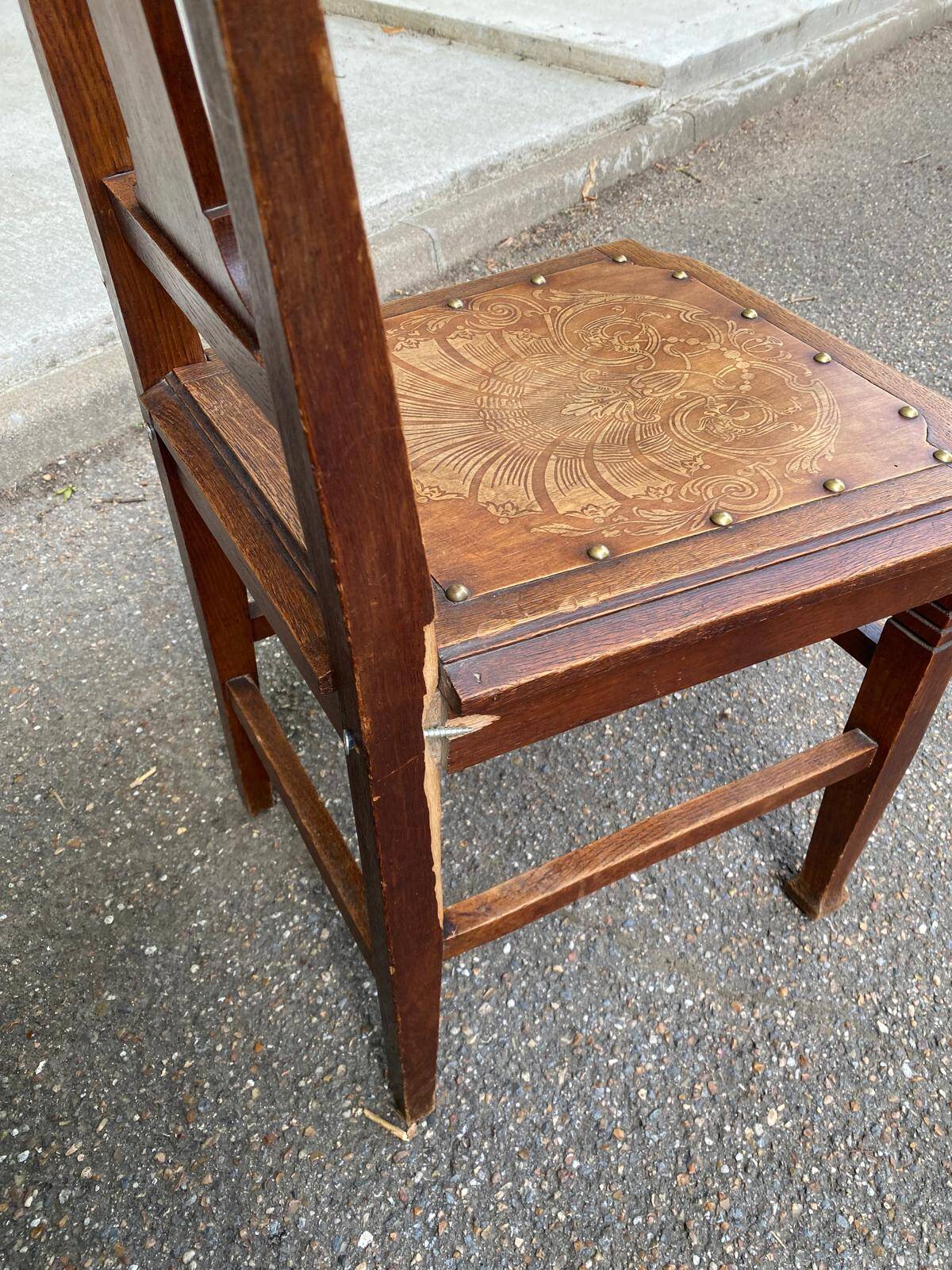 3 Art Deco Luterma chairs Estonia 1950