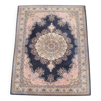 Rug in Pink and Dark Blue – 240x170 cm