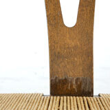 Pair of CH24 wishbone dining chairs by Hans Wegner for Carl Hansen Denmark