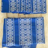 Tablecloth and 8 jacquard napkins - 178x137/45x47 - cotton