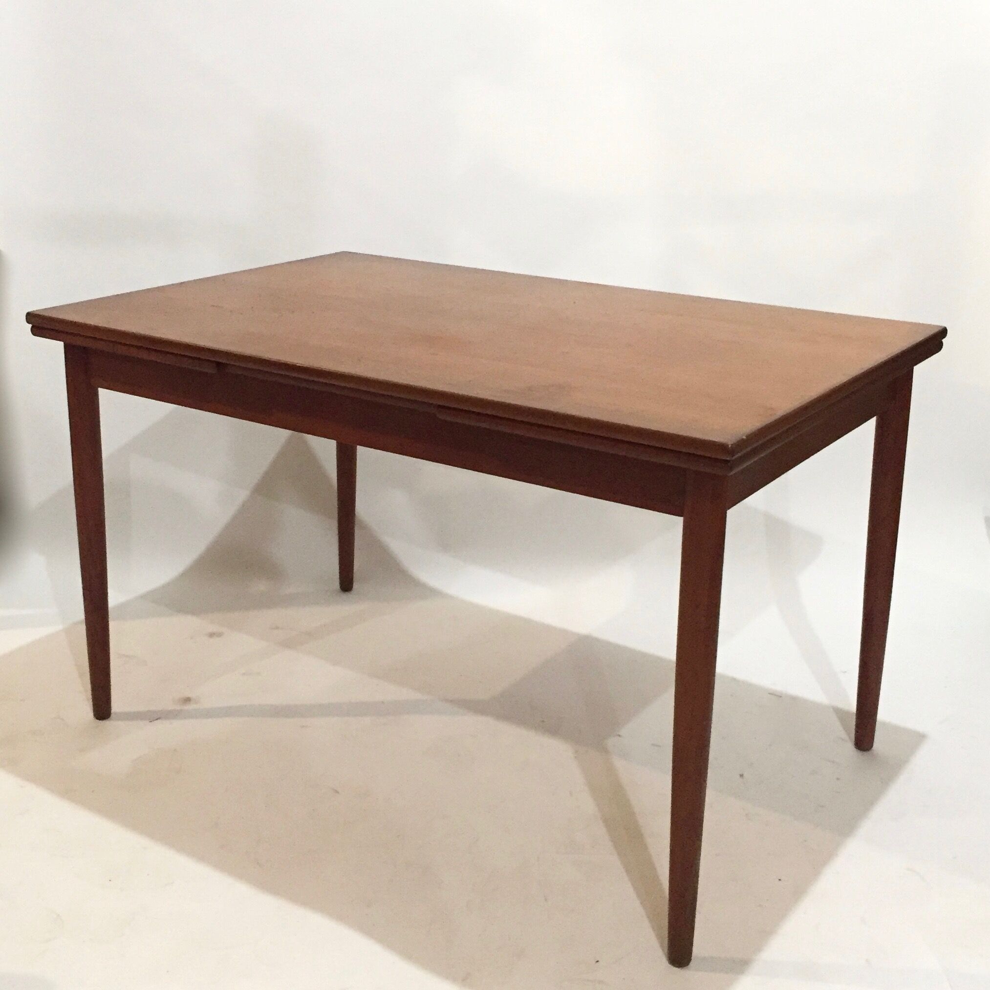 Danish dining table with extension cords