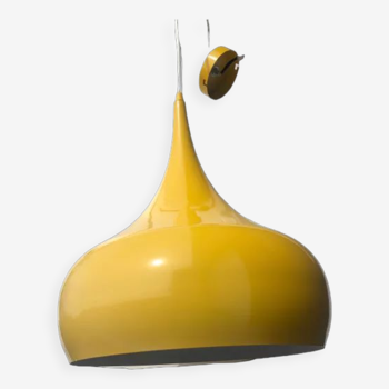 Suspension lamp yellow metal