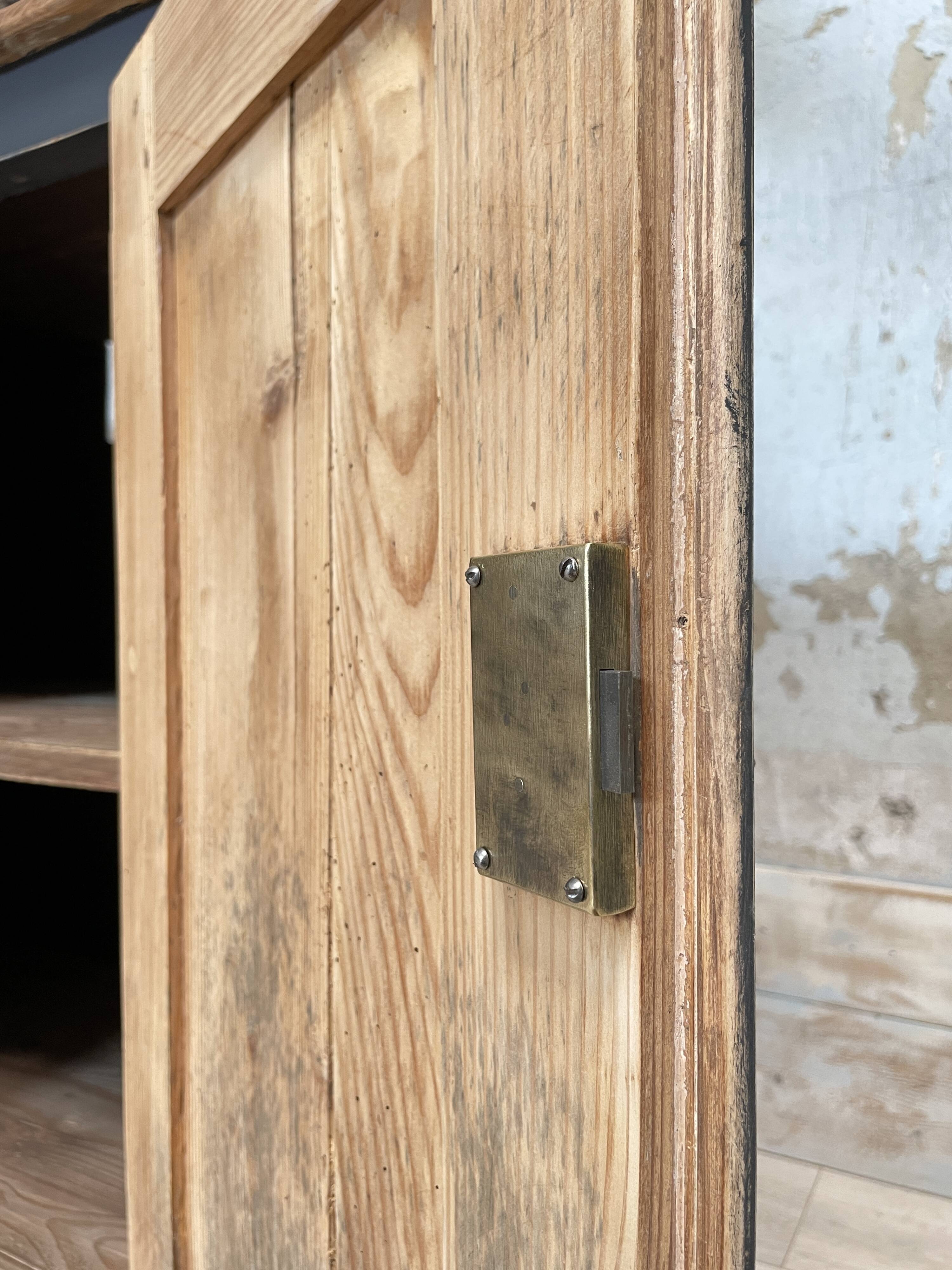 Craft furniture in patinated fir, circa 1950.