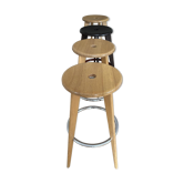 4 Jean Prouvé bar stools - Vitra Edition 2002