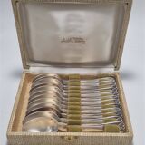 Small silver-plated metal spoons