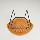 Diamond Chair – Yellow Upholstery - Harry Bertoia