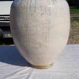 Glazed sandstone jar by François Peyrat
