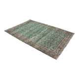 Anatolian handmade vintage rug 290 cm x 190 cm