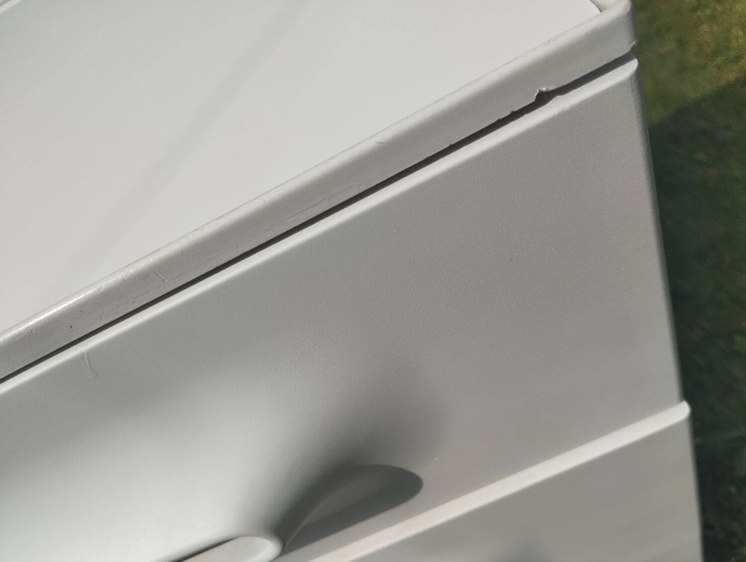 Vintage plastic storage unit