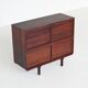 Meuble Gianfranco Frattini modèle 504 en palissandre Bernini Italie 1960