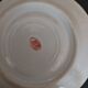 Tea set six cups Limoges porcelain floral decoration
