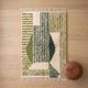 Handwoven natural wool rug 150/250 cm