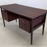 Bureau Danois En Palissandre Par Gunnar Nielsen Pour Tibergaard