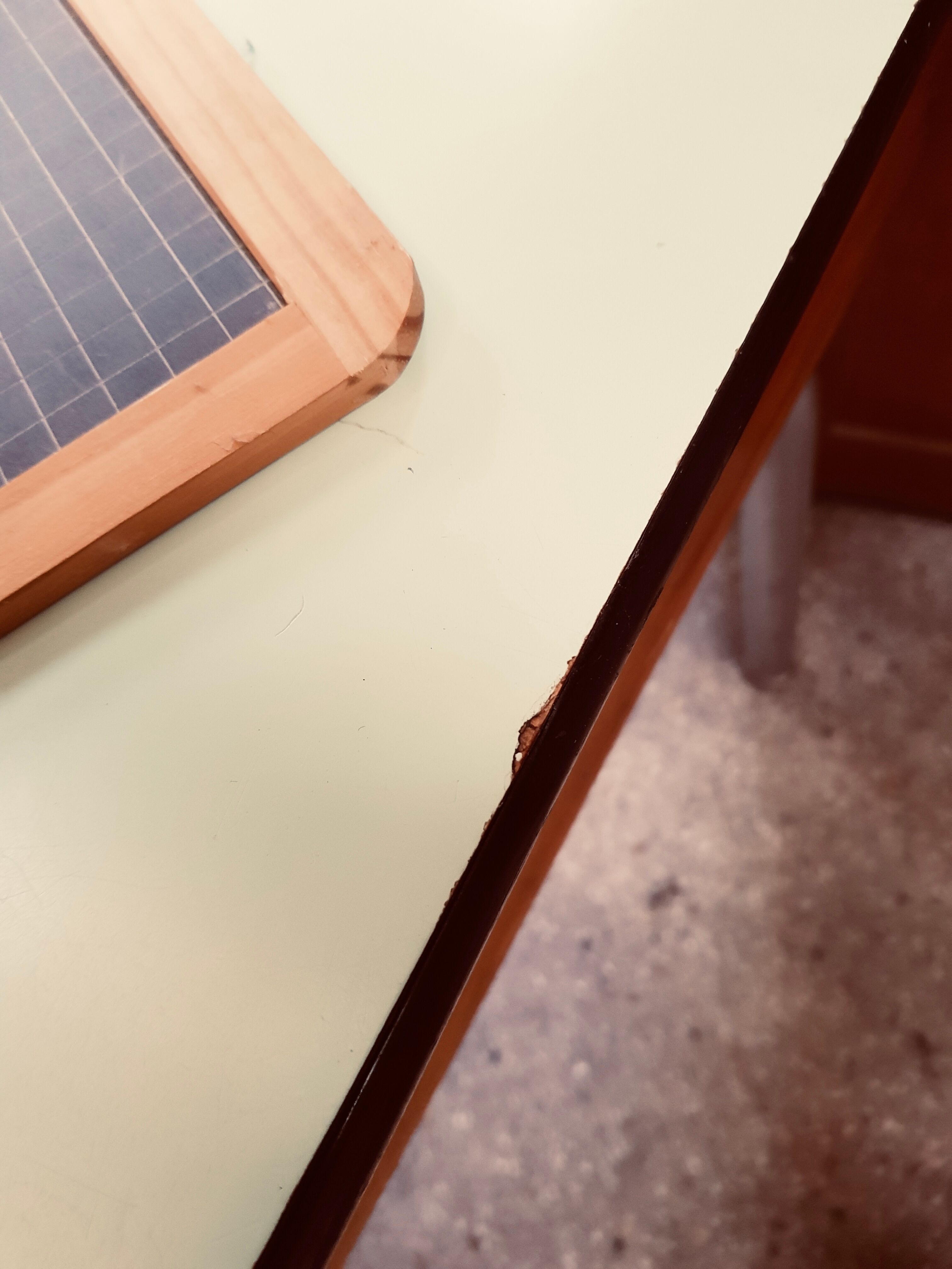One-piece school desk