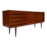 1960s vintage Gunni Omann model 18 Danish design teak sideboard for Omann Jun